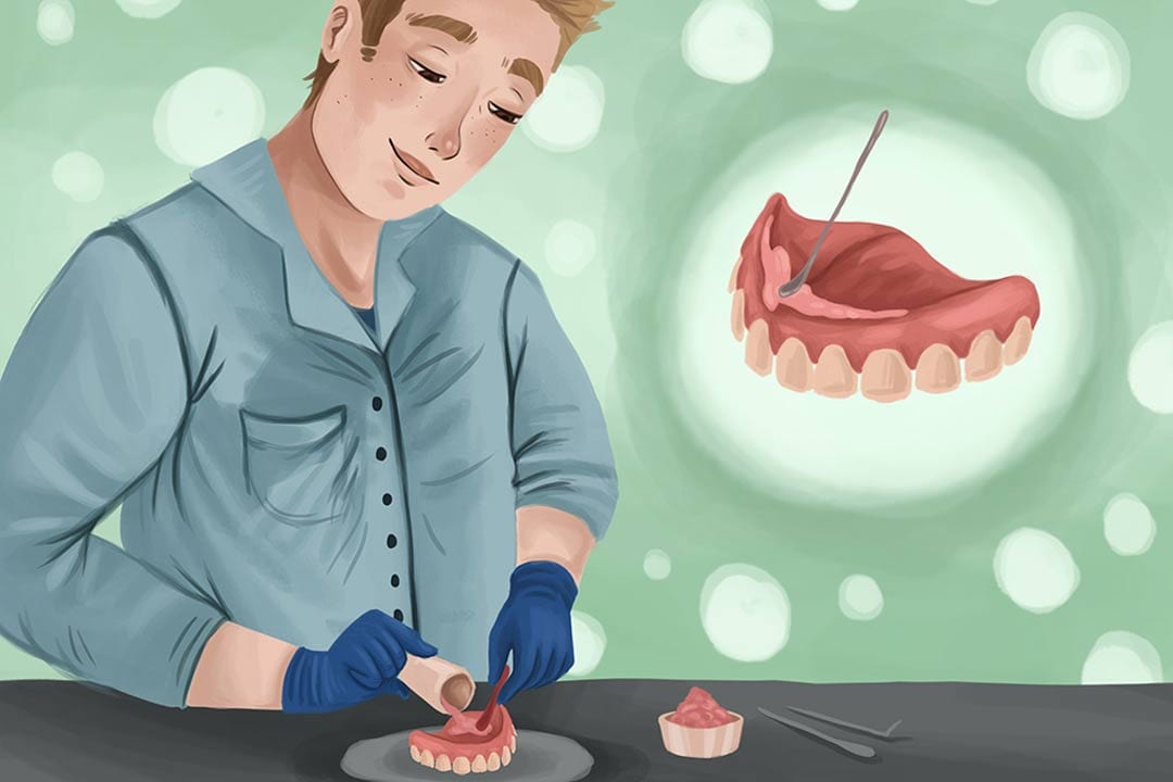 Denture relining in a dental lab in singapore