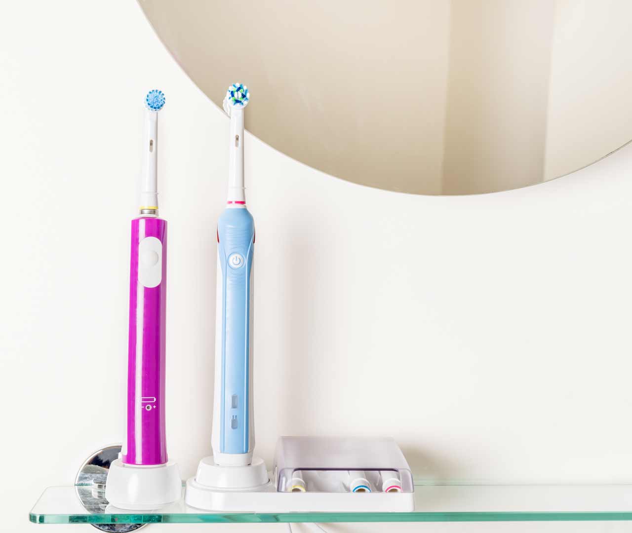 electric tooth brushing for braces