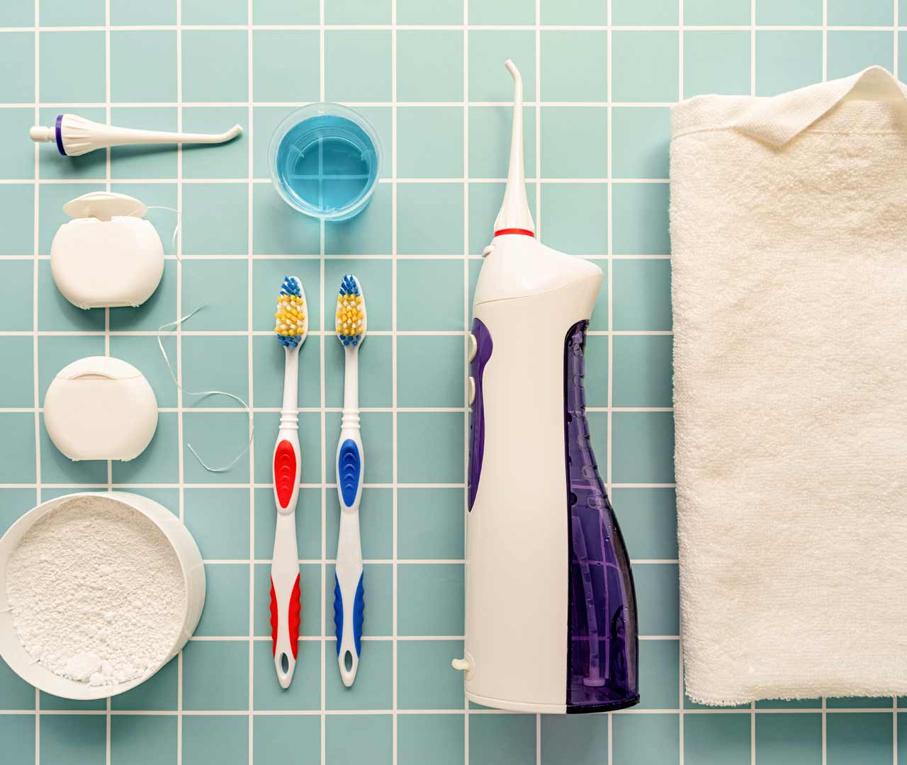 water pick for flossing while on braces