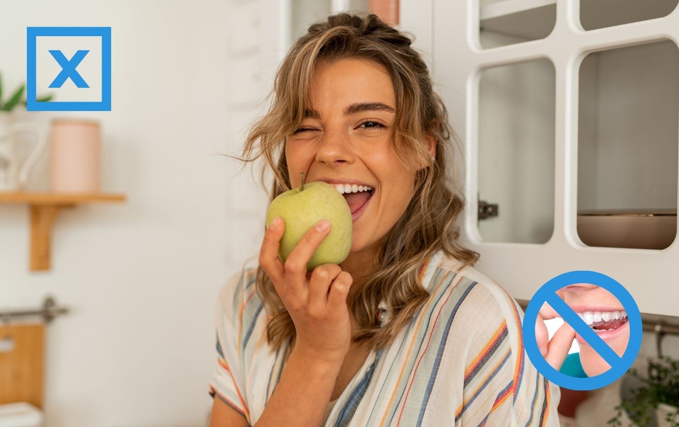 Dont eat or drink with your retainers on