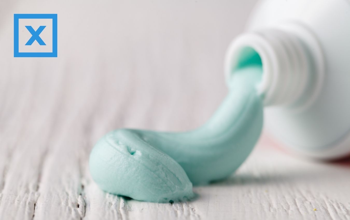 Dont use toothpaste to clean your retainers